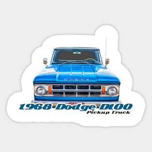 1968 Dodge D100 Pickup Truck Sticker